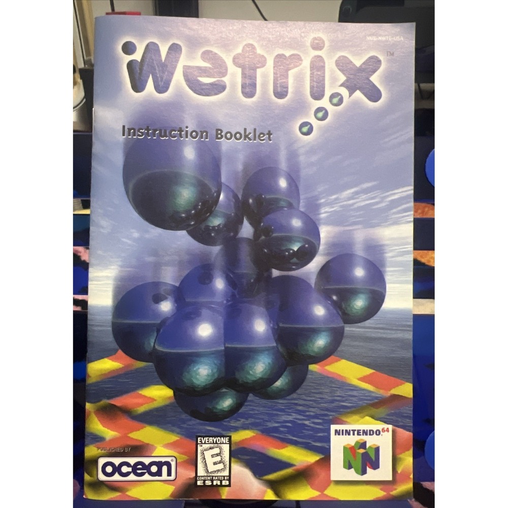 Wetrix - Nintendo 64 N64 - CIB - Authentic, Tested, Working, Cleaned, Very Good - Picture 3 of 4